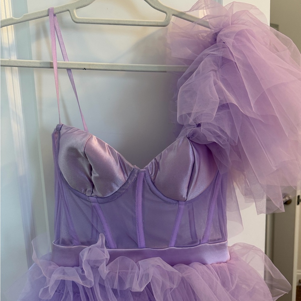 Lavender Ruffled KikiRiki Dress - Picture 4 of 6
